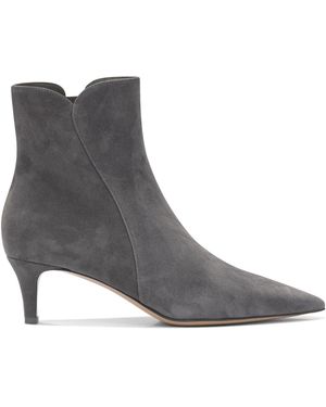 Gianvito Rossi "Levy 55Mm" Ankle Boots With Zipper - Brown