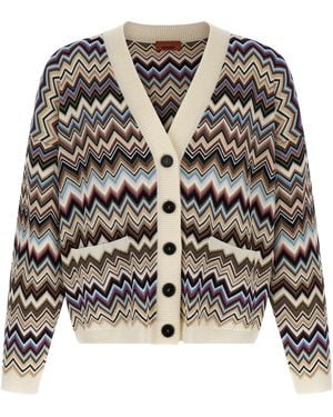Missoni Zigzag Cardigan - Black