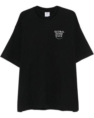 Vetements T-Shirt Cotton - Black