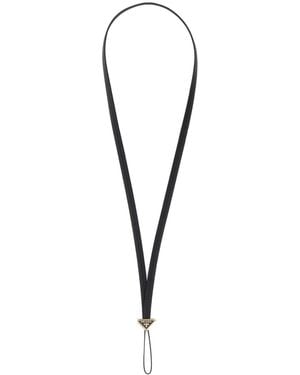 Prada Leather Headphone Holder - Black