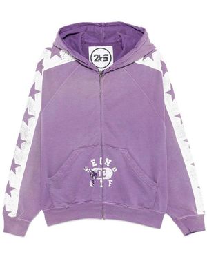 Secnd Slf Zip-Up Hoodie - Purple