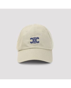 Celine Triomphe Cap - White