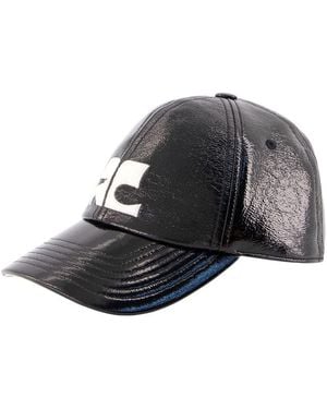 Courreges Ac Logo Cap - Black