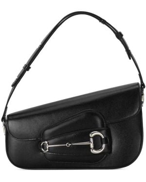 Gucci Luxury Leather Horsebit Bag - Black