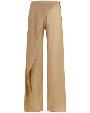 Oséree Wide-Leg Pants Lumière - Natural