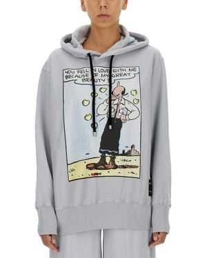 Moncler Genius Olivia Print Sweatshirt - Gray