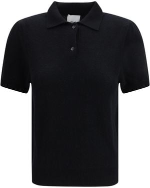 Allude Polo Shirt Cashmere - Black
