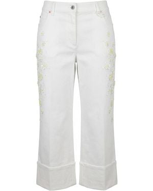 Valentino 5 Pockets Denim - White