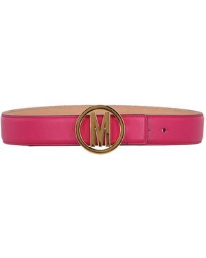 Moschino Circle M Belt - Pink