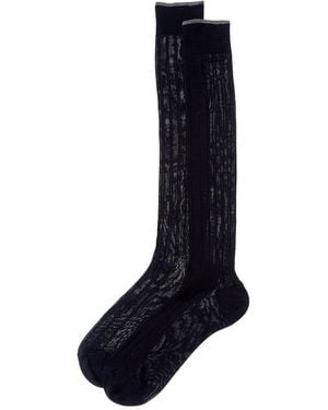 Brunello Cucinelli And Ribbed Socks - Blue