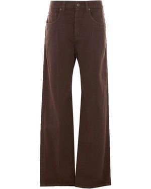 Brunello Cucinelli Denim Pants - Brown