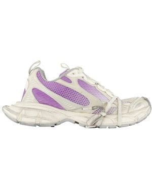 Balenciaga Liliac Off 3Xl Textile Sneakers - Pink