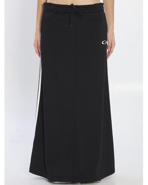 Balenciaga Loop Sports Icon Tracksuit Skirt - Black