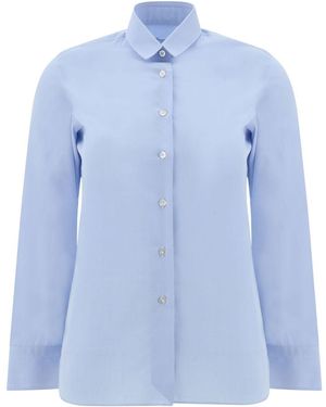 Finamore 1925 Cotton Shirt - Blue