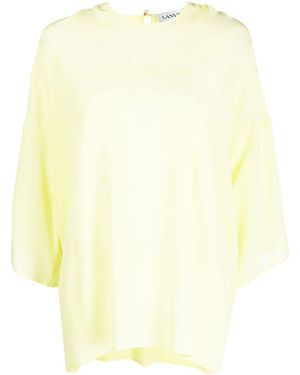 Lanvin Round Neck - Yellow