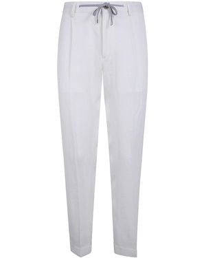 Barba Napoli "Roma" Chino Pants - White