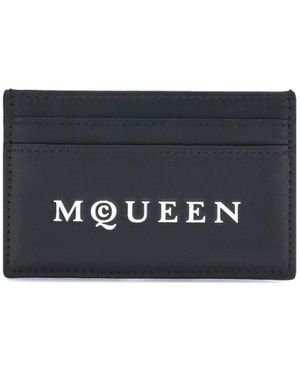 McQueen Logoed Card Holder - Blue