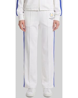 Celine Double-Face Jersey Tracksuit Pants - White