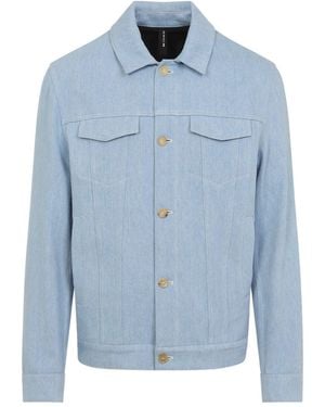 Kiton Light Cotton Jacket - Blue