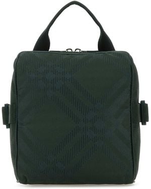 Burberry Bottle Fabric Crossbody Bag - Green