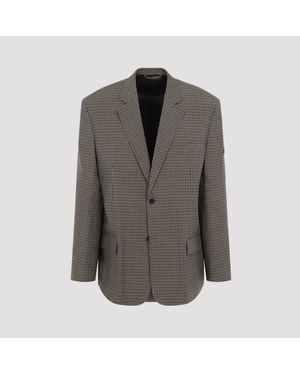 Balenciaga Washed Jacket - Gray