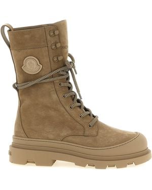 Moncler 'Vera High' Boots - Brown