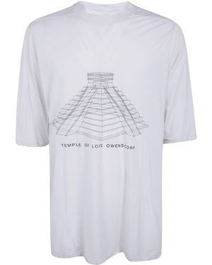 Rick Owens "Jumbo" Short Sleeves T-Shirt - Blue