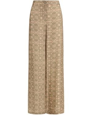 Kristina Ti Pants All-Over Pattern - Natural