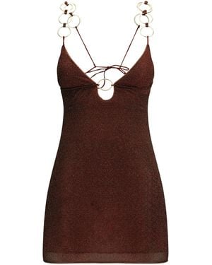 Oséree Mini Dress Lumière Ring - Brown