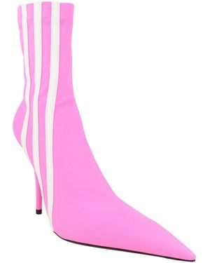 Balenciaga X Adidas Knife 110Mm Booties - Pink
