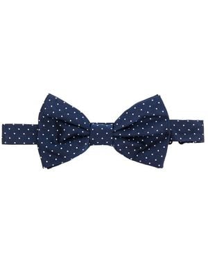 Lady Anne Silk Bow Tie - Blue