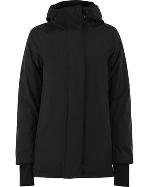 Herno A-Shape 2Layers Hooded Parka - Black