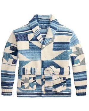 Ralph Lauren Cardigan Shawl-Collar - Blue