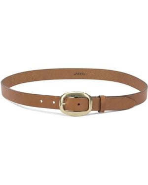 Isabel Marant "Dara" Leather Belt - Brown