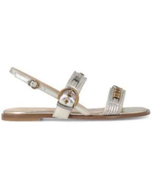 Pinko Tone Bead Embellishment Shoes - Metallic