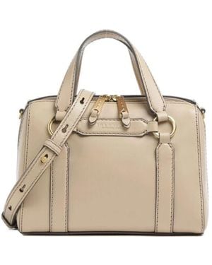 The Bridge Handbag W/Shoulder - Natural