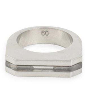 Rick Owens Crystal Hollywood Ring - White