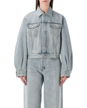 Haikure Simon Light-Wash Denim Jacket - Blue