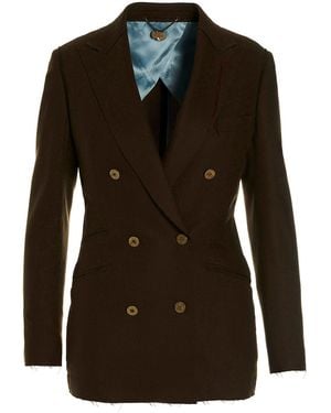 Maurizio Miri 'stevie' Blazer Jacket - Brown