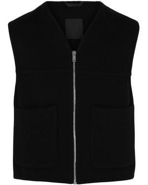 Givenchy Wool-Cashmere Blend Vest - Black