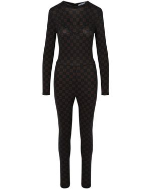 Ambush Monogram Catsuit - Black