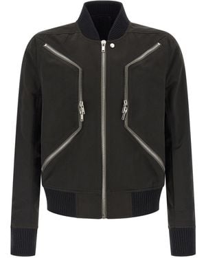 Rick Owens Polyester Bomber Clothing - Black