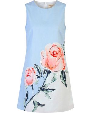 Beyond By Vera Frankie Shift Dress, Floral Print - White