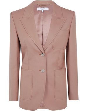 Chloé Peak-Lapels Single-Breasted Blazer - Pink