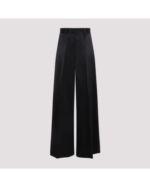 Jil Sander Wide-Leg Pants With Tailored Fit - Black