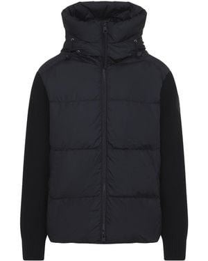 Canada Goose Hybridge Grove Knit Hoodie Jacket - Blue