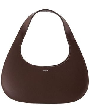 Coperni "Loop Swipe" Leather Shoulder Bag - Brown