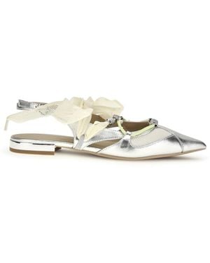 Pinko Ballerina Gianira Leather - White