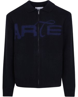 Arte' "Energy" Cardigan - Blue