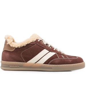 Woolrich Leather Sneakers - Brown